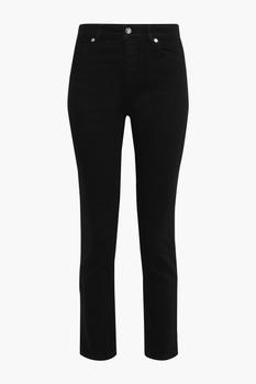 IRO | Galloway cropped high-rise skinny jeans商品图片,3折