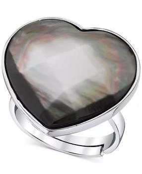 Macy's | Mother-of-Pearl Heart Ring in Sterling Silver,商家Macy's,价格¥1311