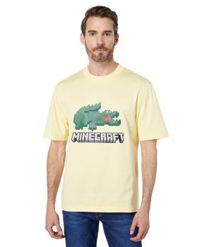 推荐Short Sleeve Large Minecraft Logo and Croc On Front Chest T-Shirt商品