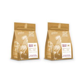 商品House Blend Single Origin Medium Dark Roast Ground Coffee, Set of 2图片