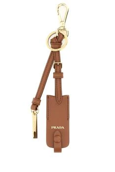 Prada | Caramel Leather Key Ring,商家Italist HK,价格¥3973
