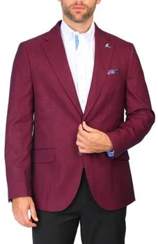 TailorByrd | Burgundy Tonal Dobby Sport Coat,商家Premium Outlets,价格¥1033