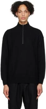 Y-3 | Black Embossed Sweater 4折, 独家减免邮费