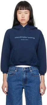 Alexander Wang | Navy Glitter Hoodie 5折