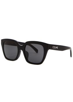 Celine | Black square frame sunglasses商品图片,
