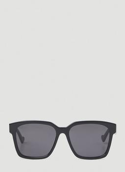 推荐Square Frame Sunglasses in Black商品
