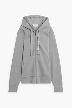 Thom Browne | Mélange cotton-jersey hoodie商品图片,6.4折