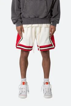 推荐Classic Basketball Shorts - White/Red短裤商品