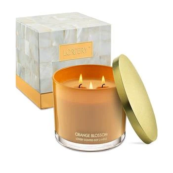 Lovery | Orange Blossom 3-Wick Soy Candle, 13 oz.,商家Macy's,价格¥335