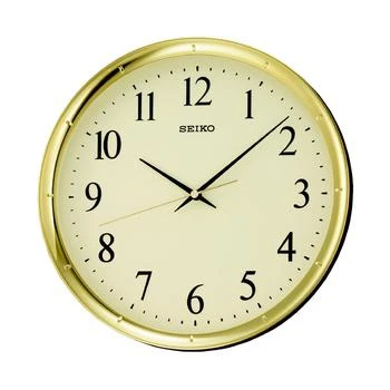 Seiko | Gold-Tone Wall Clock,商家Macy's,价格¥335