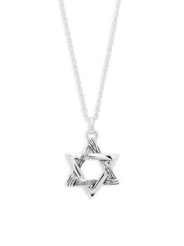 Effy | Sterling Silver Star Pendant Necklace商品图片,3折, 满$150享7.5折, 满折