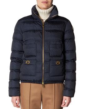 女士盟可睐, Moncler | Logo Jacquard Down Puffer Jacket商品图片 
