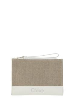 Chloé | Chloé Two-Tone Zipped Clutch Bag商品图片,
