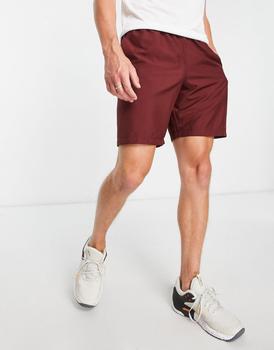 Under Armour | Under Armour Training woven side graphic shorts in burgundy商品图片,