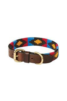 商品Weatherbeeta | Weatherbeeta Polo Leather Dog Collar (Cowdray Brown/Pink/Blue/Yellow) (L),商家Verishop,价格¥196图片