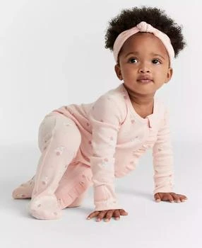 First Impressions | Baby Girls Tiny Dancer Cotton Footed Coverall & Headband, 2 Piece Set, Created for Macy's,商家Macy's,价格¥81