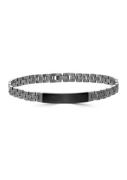 Effy | Men's 6.8 ct. t.w. Onyx Chain Link Bracelet in Sterling Silver商品图片,2.5折