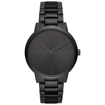 Armani Exchange | Men's Black Stainless Steel Bracelet Watch 42mm商品图片,额外7.5折, 额外七五折