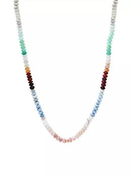 Anzie | Bohème 14K Yellow Gold & Multicolored Opal Necklace,商家Saks Fifth Avenue,价格¥8252