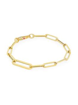 商品Roberto Coin | 18K Yellow Gold Oval Paperclip Chain Bracelet,商家Saks Fifth Avenue,价格¥7261图片