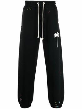 推荐Palm Angels Men's  Black Cotton Joggers商品