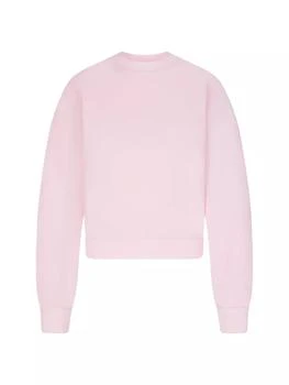 SKIMS | Cotton-Blend Crewneck Sweatshirt,商家Saks Fifth Avenue,价格¥502