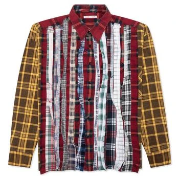 推荐Flannel Shirt Ribbon Wide Shirt - Assorted商品