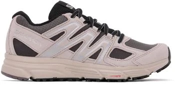 Salomon | Taupe & Gray X-Mission 4 Suede Sneakers 5.3折, 独家减免邮费