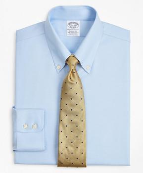 商品Brooks Brothers | Stretch Regent Regular-Fit  Dress Shirt, Non-Iron Twill Button-Down Collar,商家Brooks Brothers,价格¥1037图片