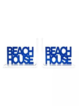 Tara Wilson Designs | Mirror Beach House 2-Piece Bookend Set,商家Saks Fifth Avenue,价格¥2251