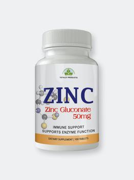 商品Totally Products ZINC 50mg Immunity Support  (100 tablets),商家Verishop,价格¥84图片
