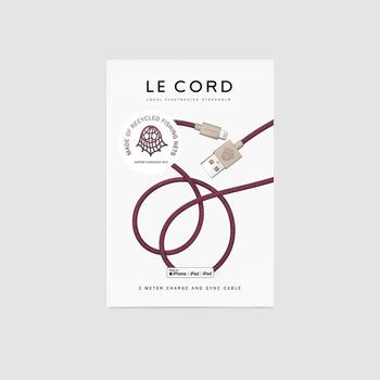商品Le Cord | Recycled USB cable 2 meters Prune Le Cord,商家L'Exception,价格¥268图片