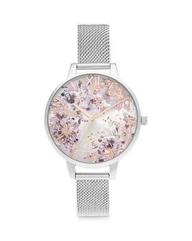 Olivia Burton | Abstract Floral Bracelet Watch, 34mm商品图片,7.5折, 独家减免邮费