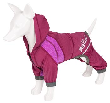 商品Dog Helios  'Namastail' Lightweight 4-Way-Stretch Yoga Performance Dog Tracksuit Hoodie图片