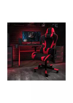 商品Belnick | Red Gaming Desk and Red/Black Reclining Gaming Chair Set with Cup Holder and Headphone Hook,商家Belk,价格¥3680图片
