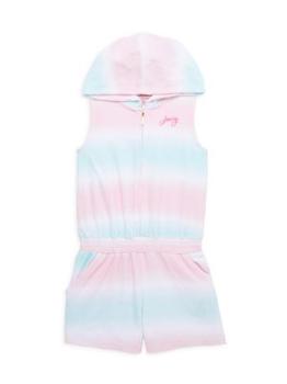 Juicy Couture | Little Girl’s Tie-Dye Sleeveless Hooded Romper商品图片,1.8折