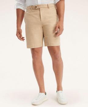 Brooks Brothers | Big & Tall 9" Stretch Washed Canvas Shorts商品图片,4折