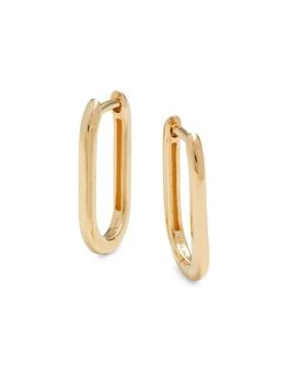 Saks Fifth Avenue | 14K Yellow Gold Huggie Hoop Earrings,商家Saks OFF 5TH,价格¥2997