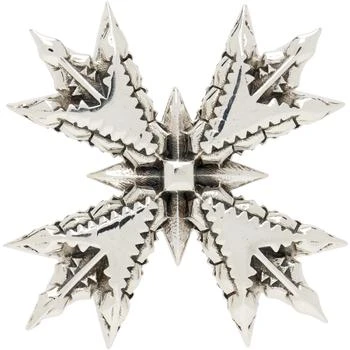 Emanuele Bicocchi | Silver Crest Brooch,商家Ssense US,价格¥1487