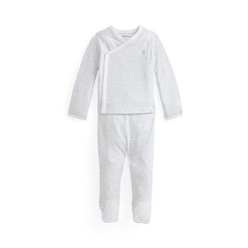 Ralph Lauren | Baby Boys Striped Organic Top and Pants, 2 Piece Set商品图片,