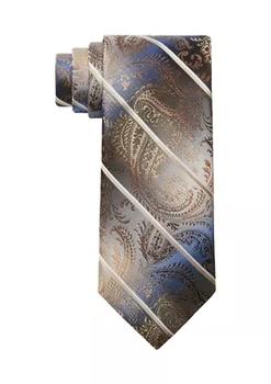 product Men's Open Ground Stripe Paisley Tie image