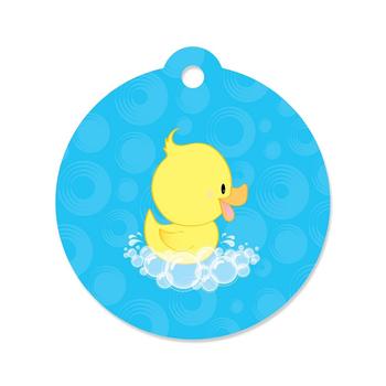 商品Ducky Duck - Baby Shower or Birthday Party Favor Gift Tags Set of 20图片