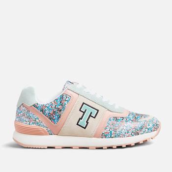 推荐Ted Baker Tynnah Running Style Floral Leather Trainers商品