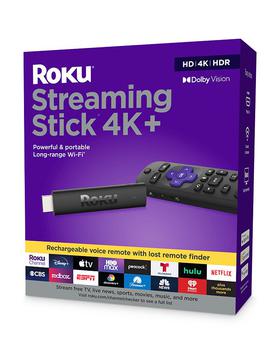 商品Roku | Streaming Stick 4K+ (2021) Streaming Device 4K/HDR/Dolby Vision with Roku Voice Remote Pro,商家Bloomingdale's,价格¥501图片