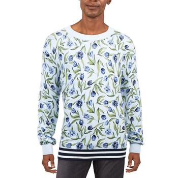 推荐INC Mens Floral Crewneck Pullover Sweater商品