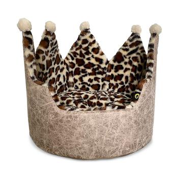 商品Leopard Print Crown Pet Bed图片
