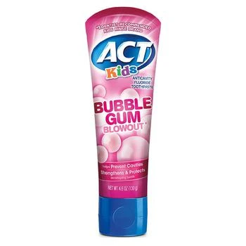 ACT | Kids Anticavity Fluoride Toothpaste Bubble Gum Blowout,商家Walgreens,价格¥26