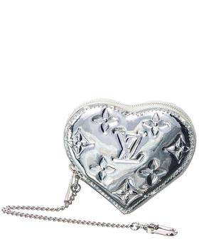 lv钱包, [二手商品] Louis Vuitton | Louis Vuitton Silver Monogram Miroir Heart Coin Purse (Authentic Pre-Owned)商品图片 