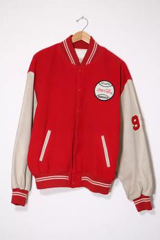 商品Urban Outfitters | Vintage '90s Boxy Coca Cola Collectors Varsity Bomber Jacket,商家Urban Outfitters,价格¥3070图片