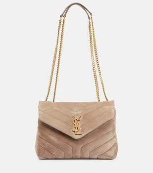 Yves Saint Laurent | Loulou Small suede shoulder bag 